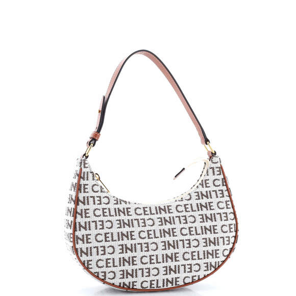 Celine Small Ava Bag All Over Logo Jacquard - Picture 2 of 5